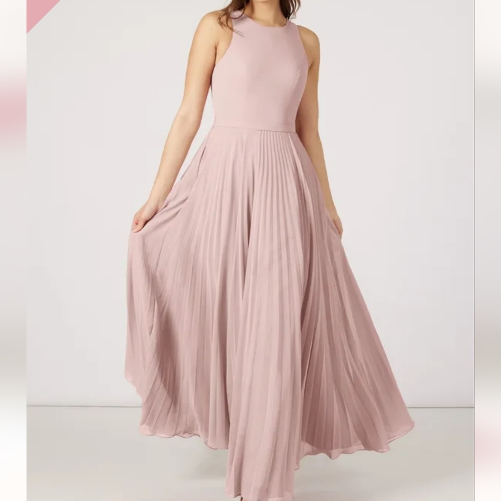 Vintage Mauve Bridesmaid Dress Lindie Altered for 5'0 - Size 12